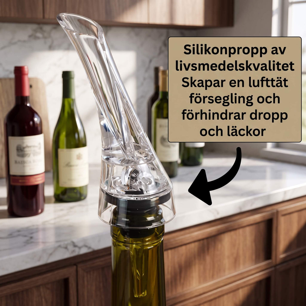 REBECCA – Wine Aerator and Decanter – Instant Decanter for Better Wine Flavour