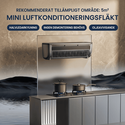 SIGVARD – Trådlös Bladlös Kylfläkt med Ismistspray och Fjärrkontroll – 20W