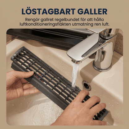 SIGVARD – Trådlös Bladlös Kylfläkt med Ismistspray och Fjärrkontroll – 20W