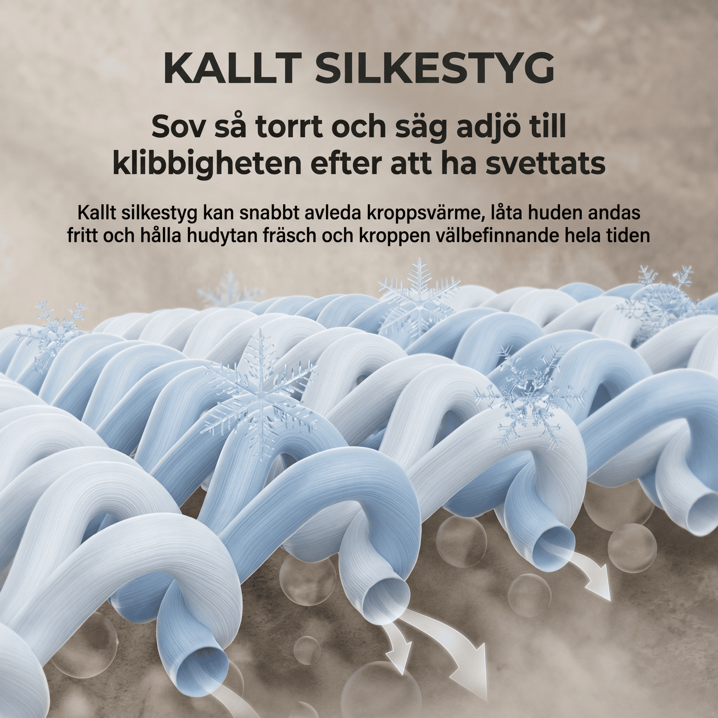 SIXTEN – Kylande Täcke i 100% Polyester med Q-max 0,44 – Twin eller Queen