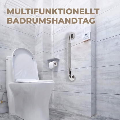 SafeGrip – Non-slip Stainless Steel Bathroom Handrail for Shower, Toilet & Bathtub (30/40/50 cm)