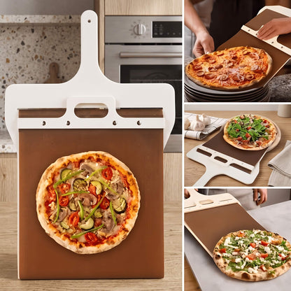 SlideBake – Holzpizzaschaufel mit Gleitfunktion und vielseitigen Einsatzmöglichkeiten in der Küche