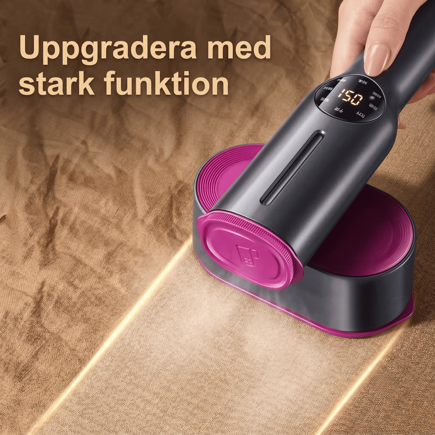 SmoothMist - Mini fer à vapeur portatif avec fonction 2 en 1, 1200W & chauffage rapide