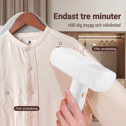 SteamFold – Tragbarer Handdampfreiniger und Reisebügeleisen mit klappbarem Design, 1000 W und schneller Aufheizung