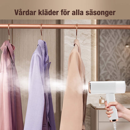 SteamFold – Tragbarer Handdampfreiniger und Reisebügeleisen mit klappbarem Design, 1000 W und schneller Aufheizung