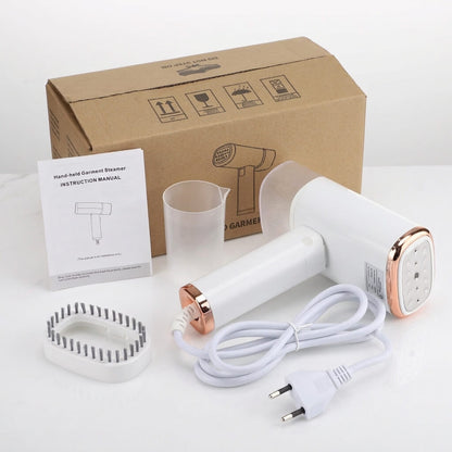SteamFold – Tragbarer Handdampfreiniger und Reisebügeleisen mit klappbarem Design, 1000 W und schneller Aufheizung