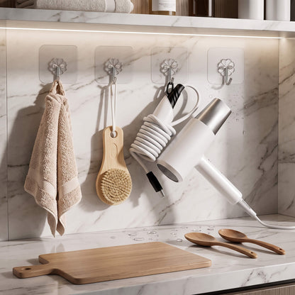 StickHook - Transparante Zelfklevende Muurhaken voor Keuken & Badkamer zonder Boren