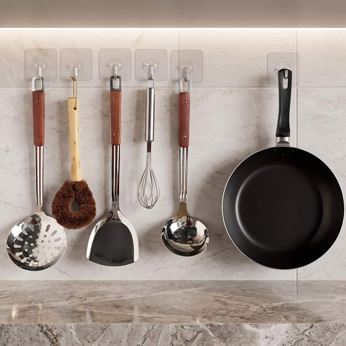StickHook - Transparante Zelfklevende Muurhaken voor Keuken & Badkamer zonder Boren