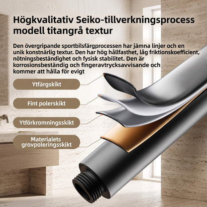 StreamWave – Hånddusj med 3 Justerbare Vannmodus, Trykkforsterkning og Avstengingsknapp