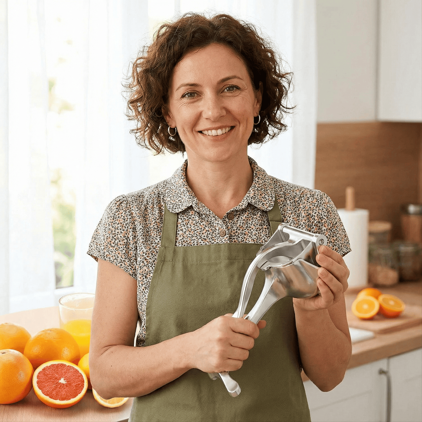 TILDA – Presse-agrumes manuel en alliage d'aluminium | Presse-agrumes manuel pour oranges, grenades et agrumes