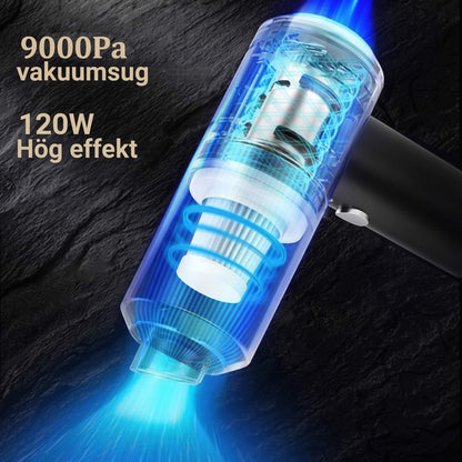 TOBIAS – Cordless Mini Vacuum Cleaner With 9000Pa Suction Power – Rechargeable Handheld Vacuum for Car and Home