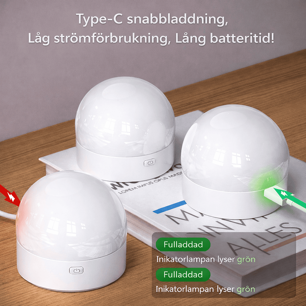 TOVE – Lampe LED rechargeable avec lumière RGB, télécommande, fixation magnétique, douille E27, minuterie et température de couleur réglable