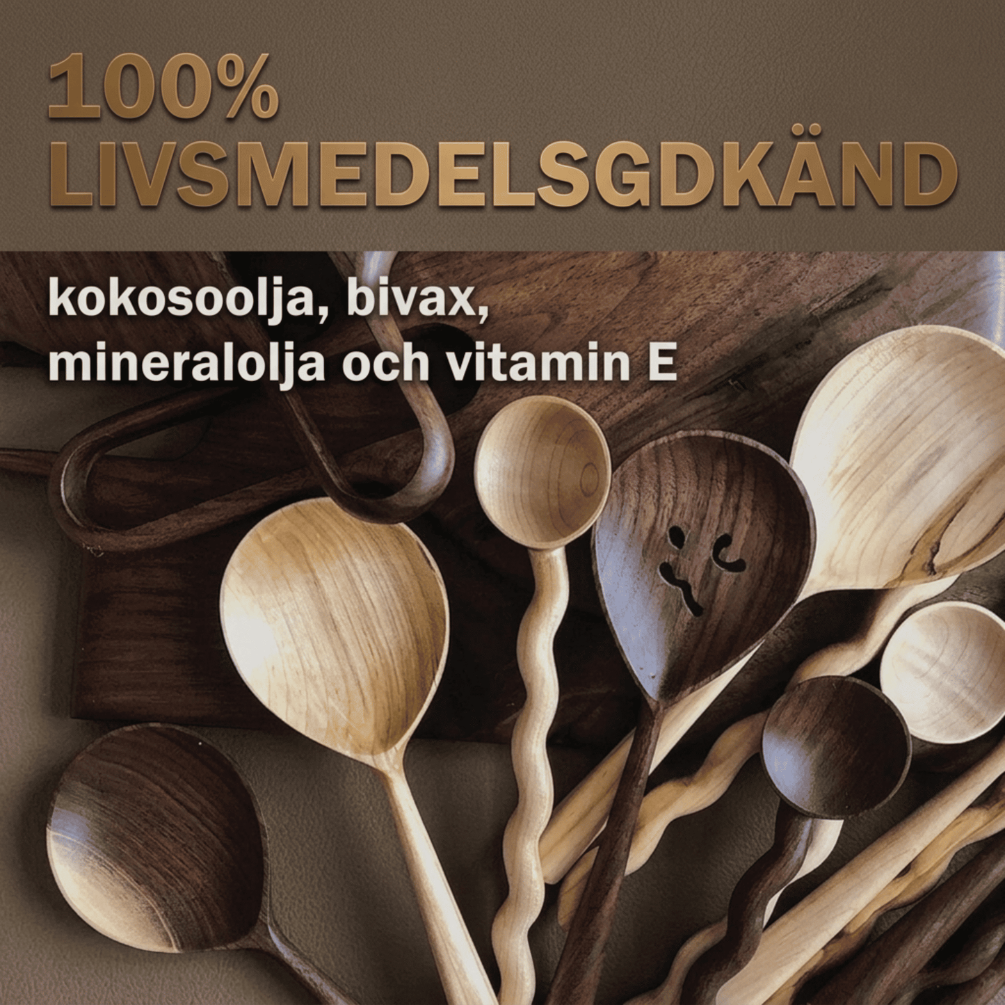 TYKO – Baume naturel à la cire d'abeille pour ustensiles en bois et planches à découper – 80 g