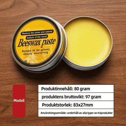 TYKO – Baume naturel à la cire d'abeille pour ustensiles en bois et planches à découper – 80 g