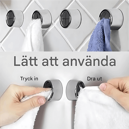 ClipHook - Itseliimautuva pyyhepidike keittiöön & kylpyhuoneeseen (4-pack)