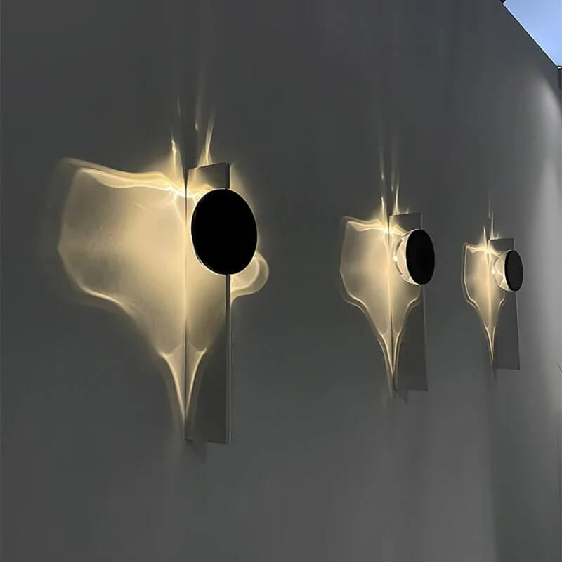 VALI – Applique murale LED moderne en acier inoxydable avec jeu de lumière sculptural pour chambre à coucher, hall d'entrée et salon
