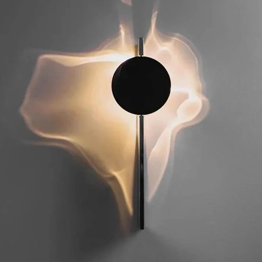 VALI – Applique murale LED moderne en acier inoxydable avec jeu de lumière sculptural pour chambre à coucher, hall d'entrée et salon