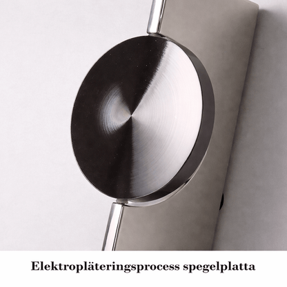VALI – Applique murale LED moderne en acier inoxydable avec jeu de lumière sculptural pour chambre à coucher, hall d'entrée et salon