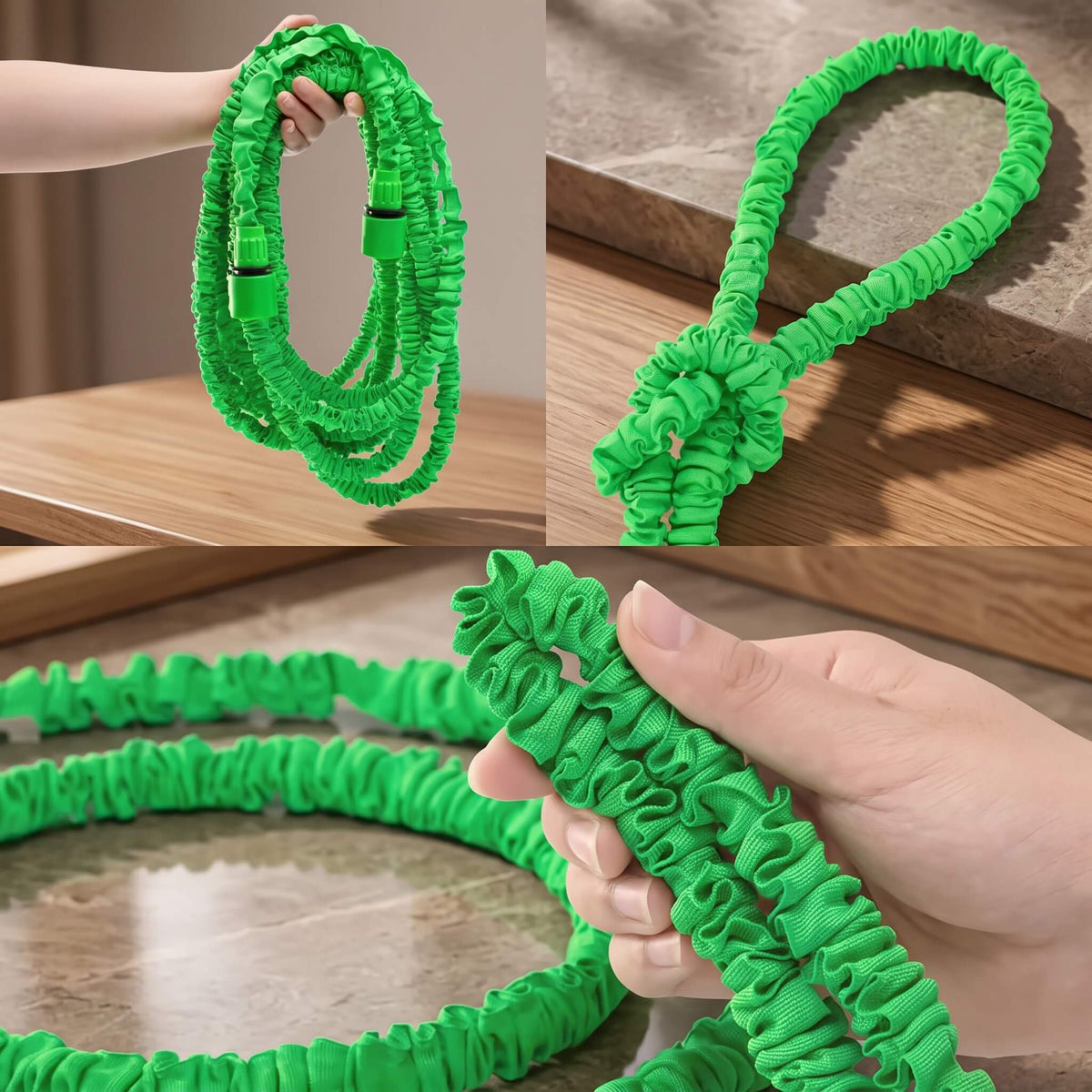 VERNER – Expandable Leak-Proof Garden Hose – Portable Garden Hose With Adjustable Nozzle