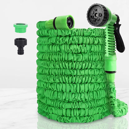 VERNER – Expandable Leak-Proof Garden Hose – Portable Garden Hose With Adjustable Nozzle