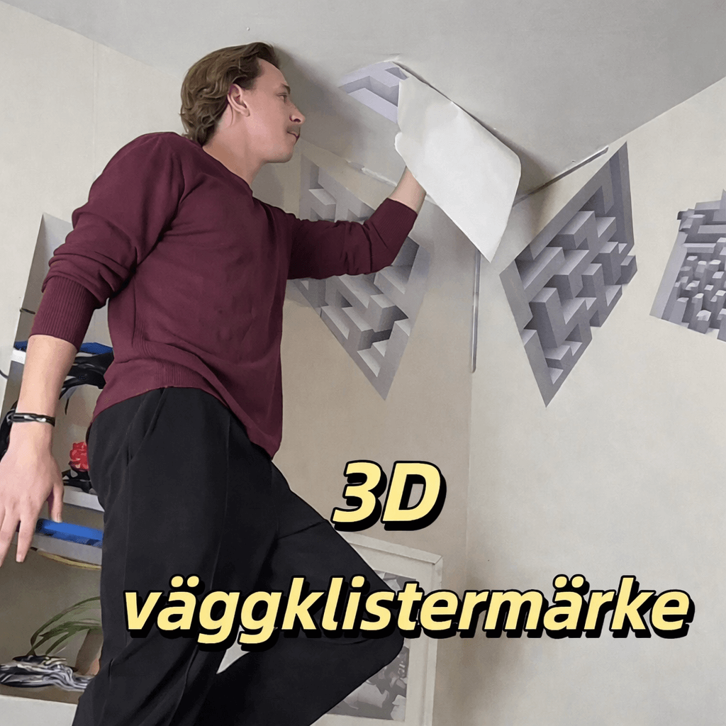 VIGGO – Décoration murale 3D avec illusion d'optique pour les coins dans les pièces modernes
