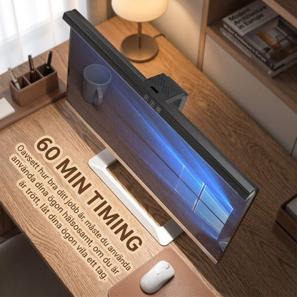 VisionBar – LED-Schreibtischlampe mit einstellbarem Licht und Antireflex für Computerbildschirme