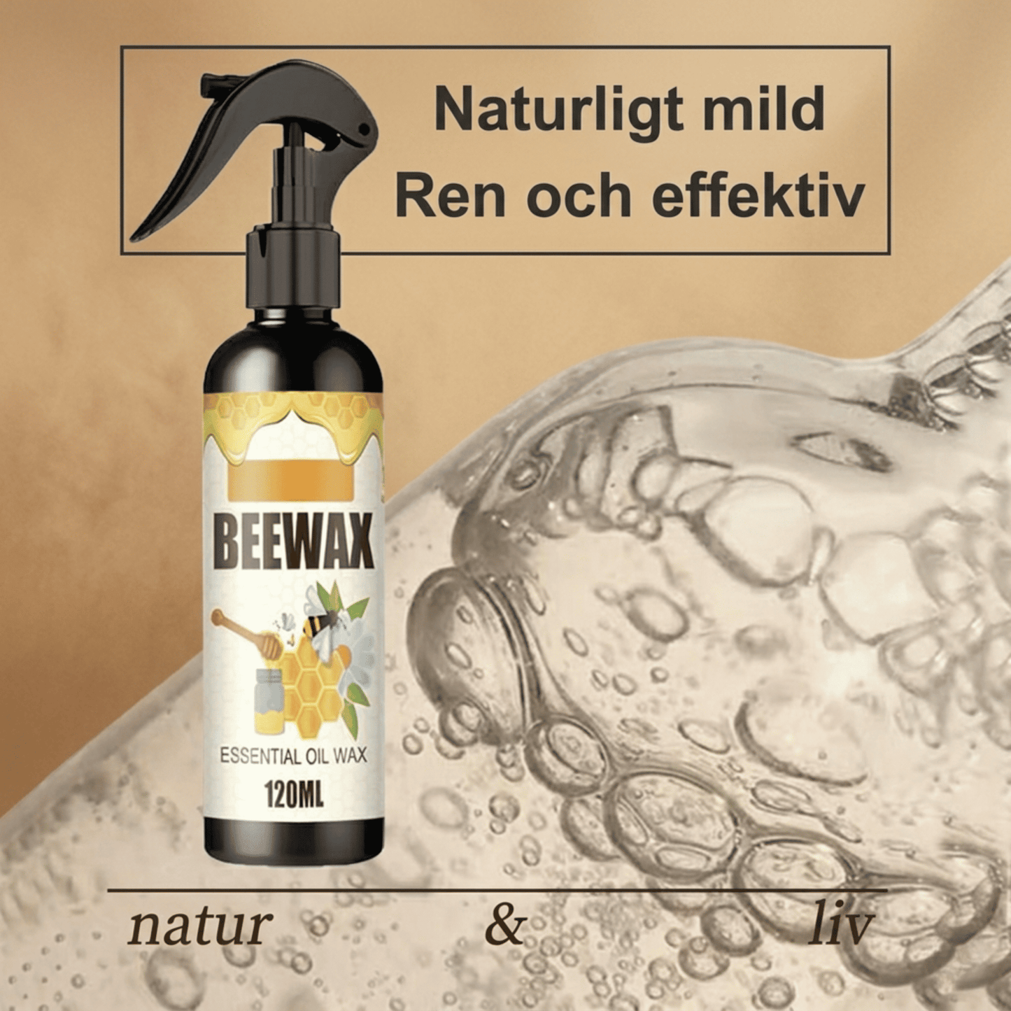 WaxHaven - Spray à la cire d'abeille naturelle pour le bois et les meubles