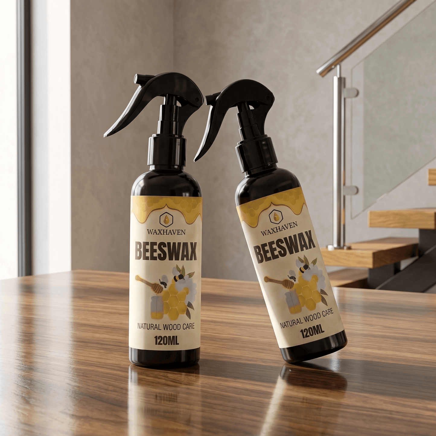 WaxHaven – Naturlig Bivoksspray for Tre og Møbler