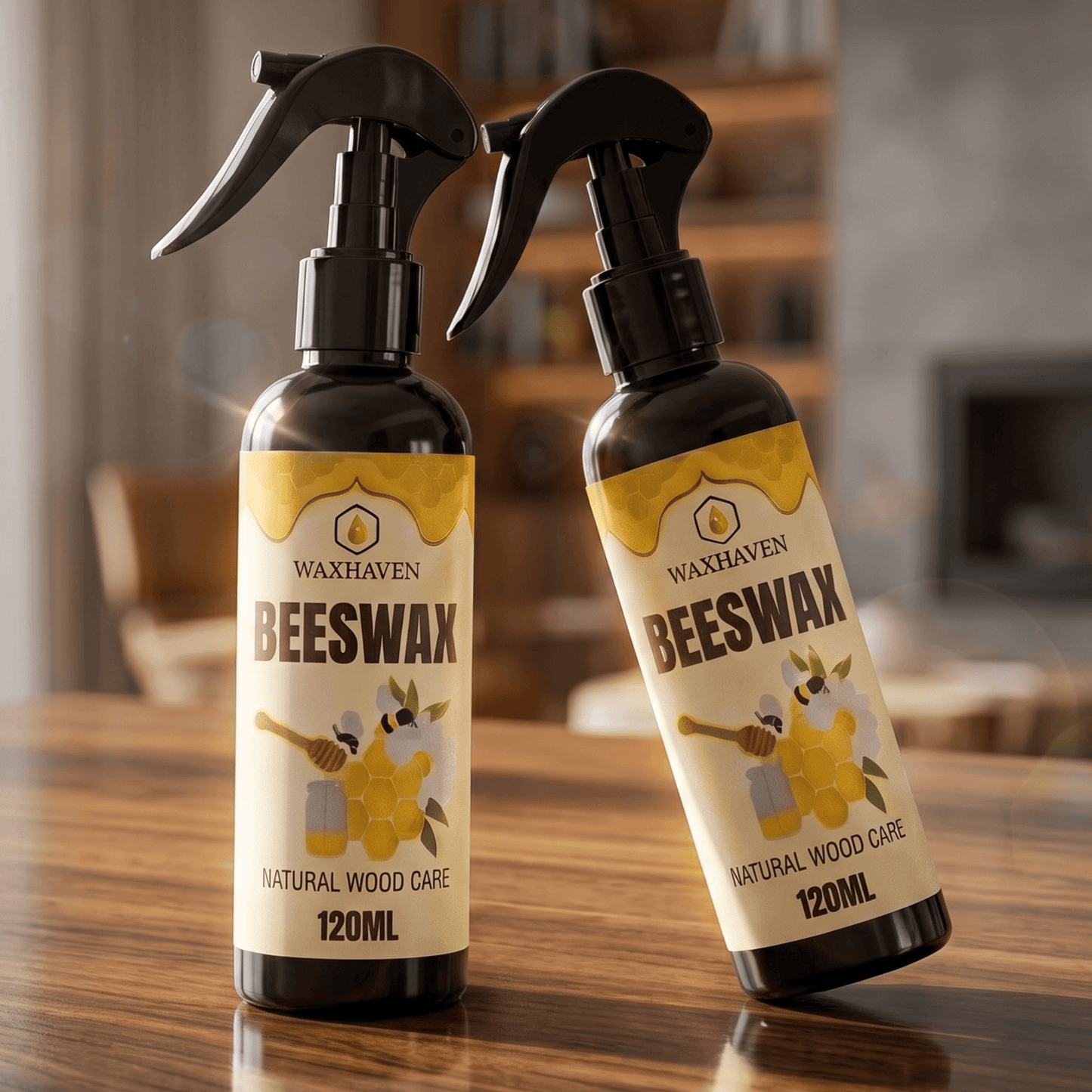 WaxHaven – Naturlig Bivoksspray for Tre og Møbler
