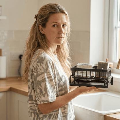 ZANE - Porte-vaisselle multifonctionnel et étagère de rangement pour la cuisine et la salle de bain avec drainage et capacité de charge élevée