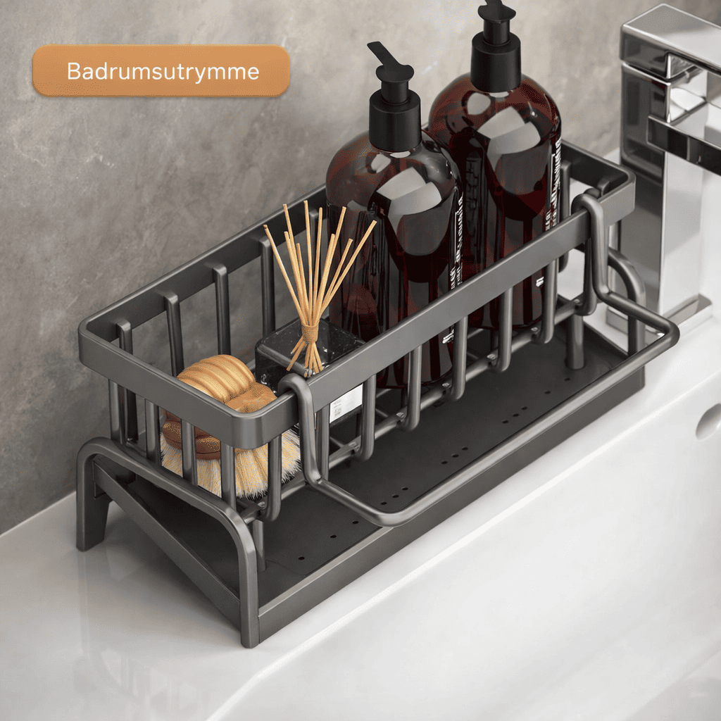 ZANE - Porte-vaisselle multifonctionnel et étagère de rangement pour la cuisine et la salle de bain avec drainage et capacité de charge élevée