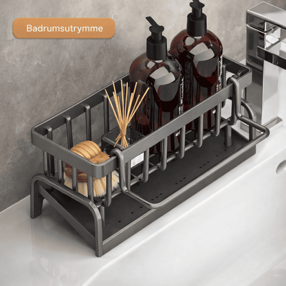 ZANE - Porte-vaisselle multifonctionnel et étagère de rangement pour la cuisine et la salle de bain avec drainage et capacité de charge élevée