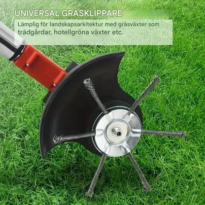 SteelSweep - Tête de brosse universelle en acier pour coupe-herbe
