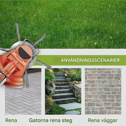 SteelSweep - Tête de brosse universelle en acier pour coupe-herbe