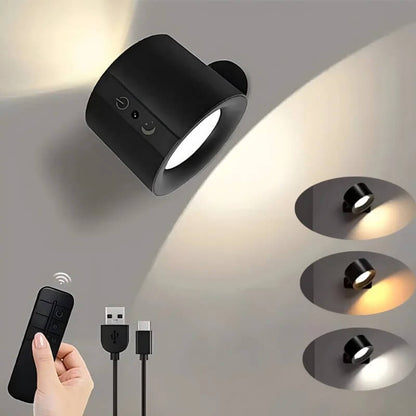 NordGlow – Magnetisk LED Vägglampa med Dubbla Ljuskällor | Flexibel Belysning för Hemmets Alla Hörn