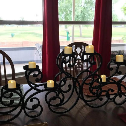 EDITH - Elektriska Flamlösa, Kreativa LED-ljus med Varmvit Skugga